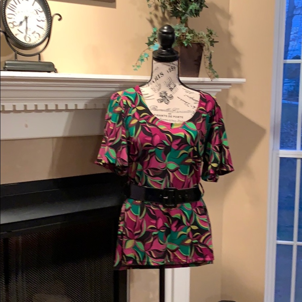 Inc International Concepts belted shirt